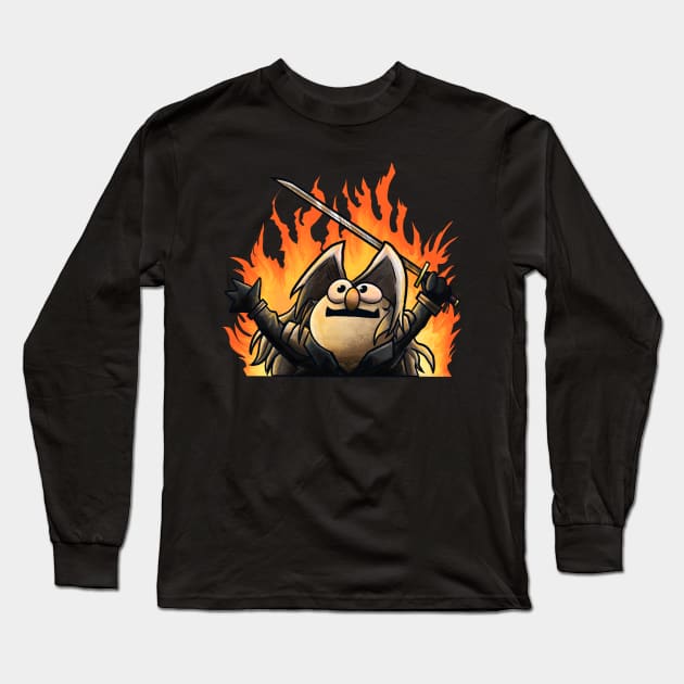 A Burning Desire Long Sleeve T-Shirt by Allistrations